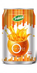 Orange juice alu can 330ml